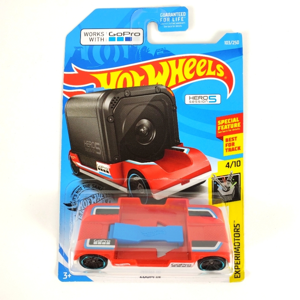 Hot Wheels Zoom In Experimotors GoPro NIP
